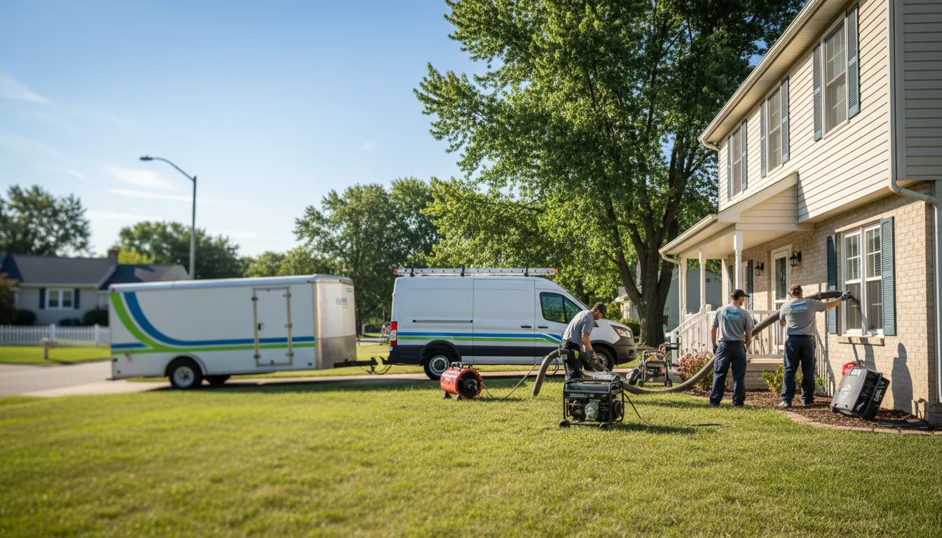 Flooded Basement Restoration And Cleanup With Repair in Cleves, OH near me